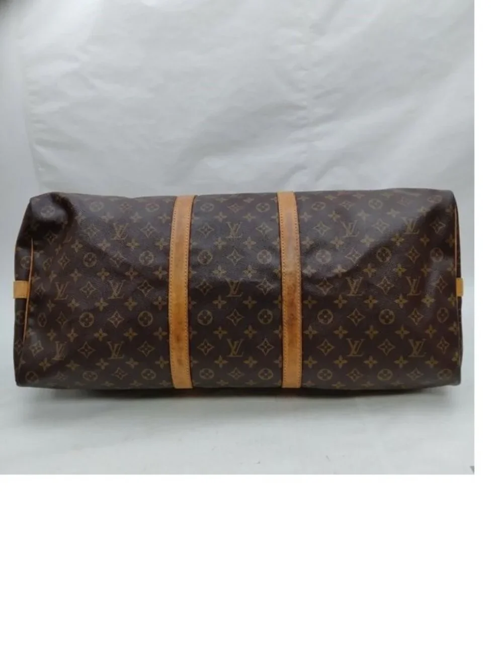 LOUIS VUITTON KEEPALL 60 BANDOULIERE TRAVEL BAG MONOGRAM
